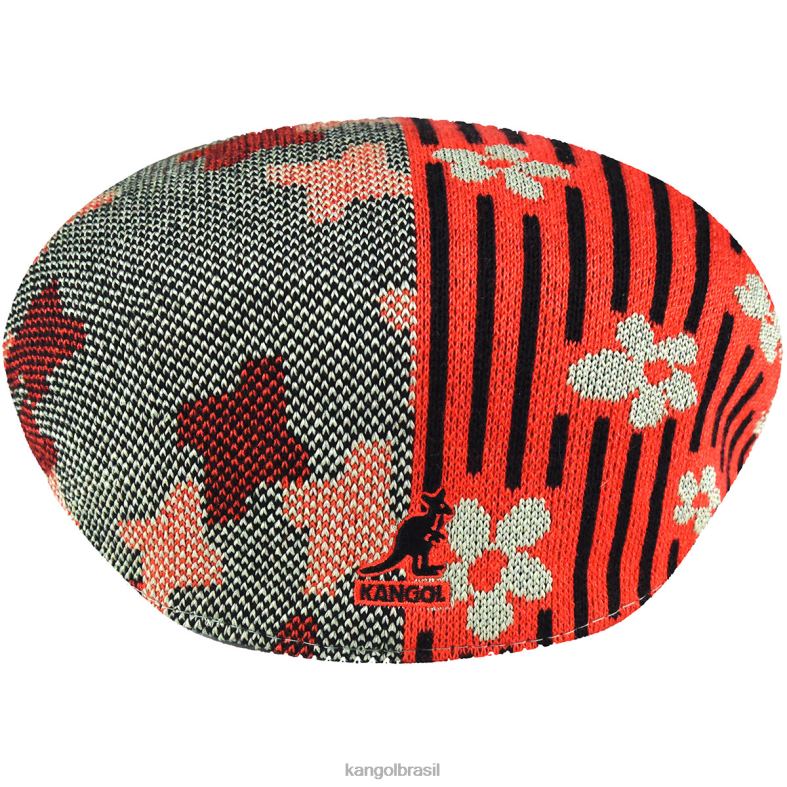 chapelaria | Kangol unissex óleo verde/brilho cereja virada da natureza 504 Z488048