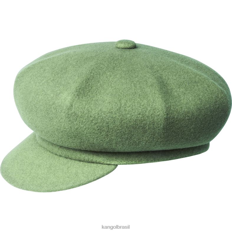 chapelaria | Kangol unissex óleo verde cabeça de lã Z4880897