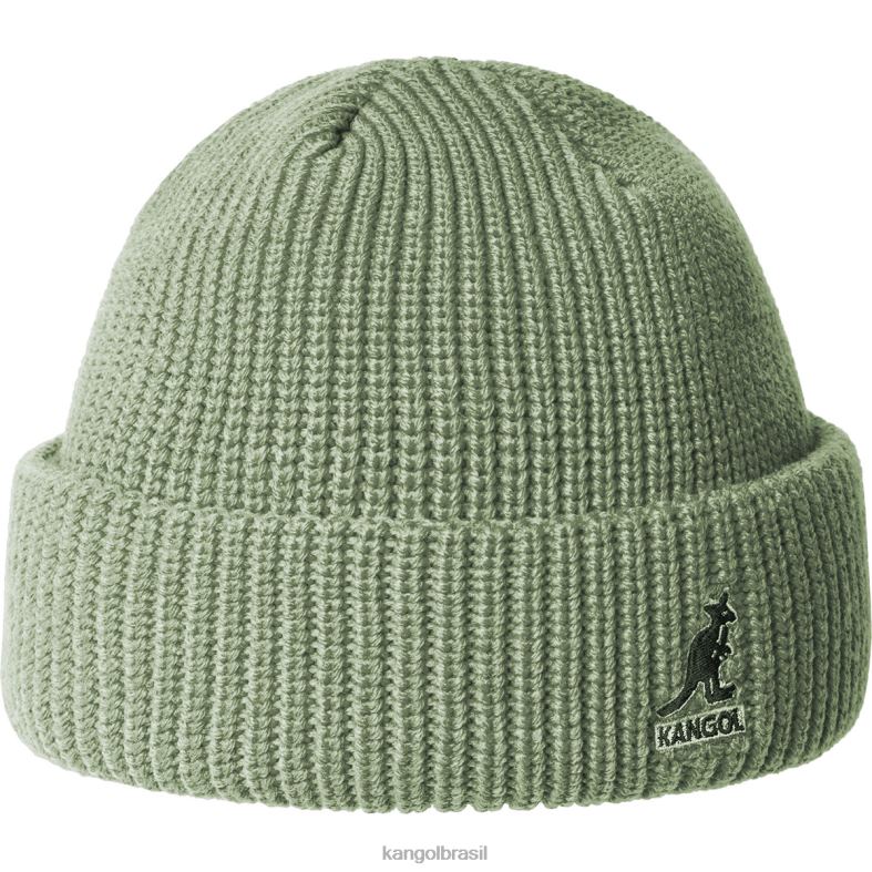 chapelaria | Kangol unissex óleo verde cardeal gorro de 2 vias Z4880868