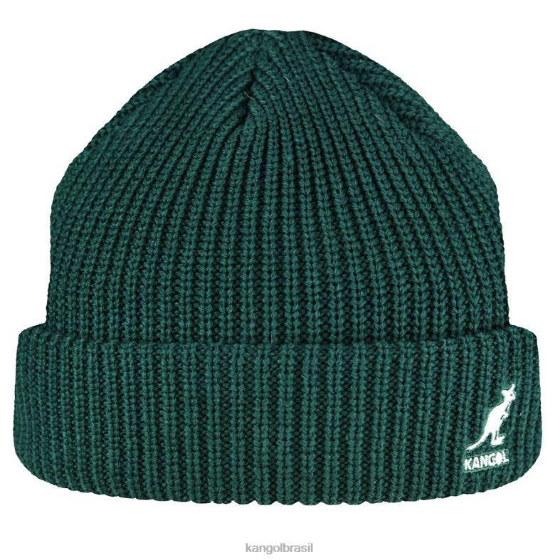 chapelaria | Kangol unissex óleo verde cardeal gorro de 2 vias Z4880868