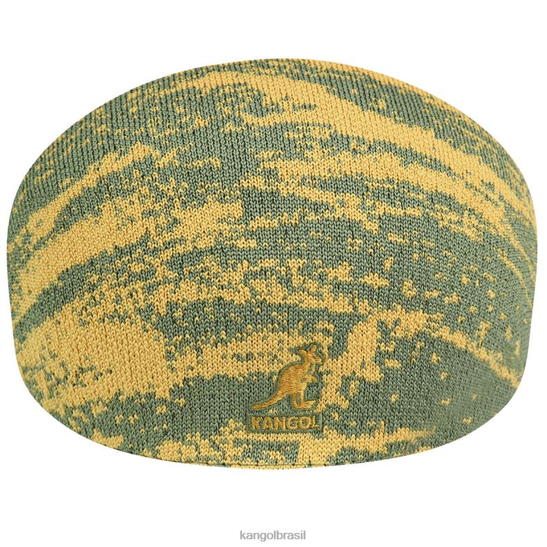 chapelaria | Kangol unissex óleo verde/damasco quente aerógrafo 507 Z4880227