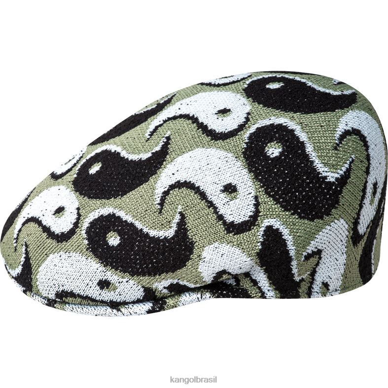 chapelaria | Kangol unissex óleo verde equilíbrio 3d 504 Z4880101