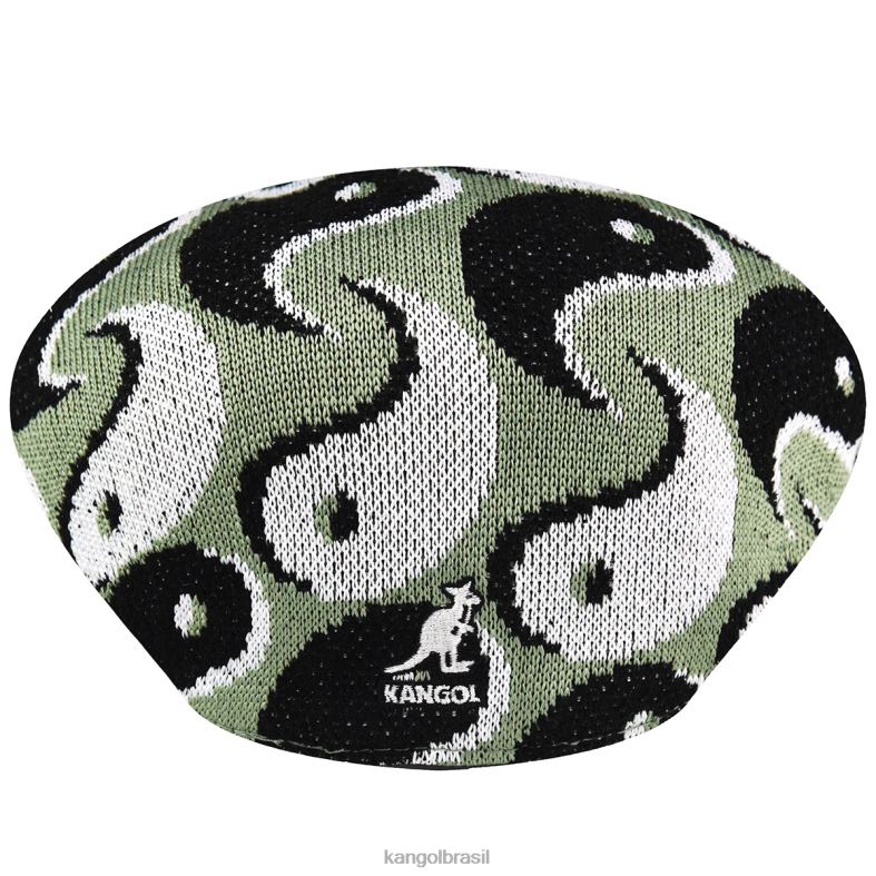 chapelaria | Kangol unissex óleo verde equilíbrio 3d 504 Z4880101