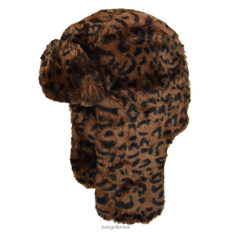 chapelaria | Kangol unissex leopardo caçador de leopardos Z4880825