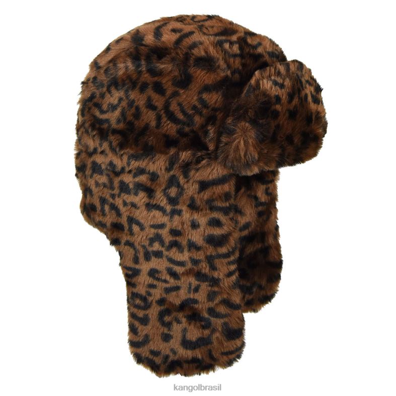 chapelaria | Kangol unissex leopardo caçador de leopardos Z4880825