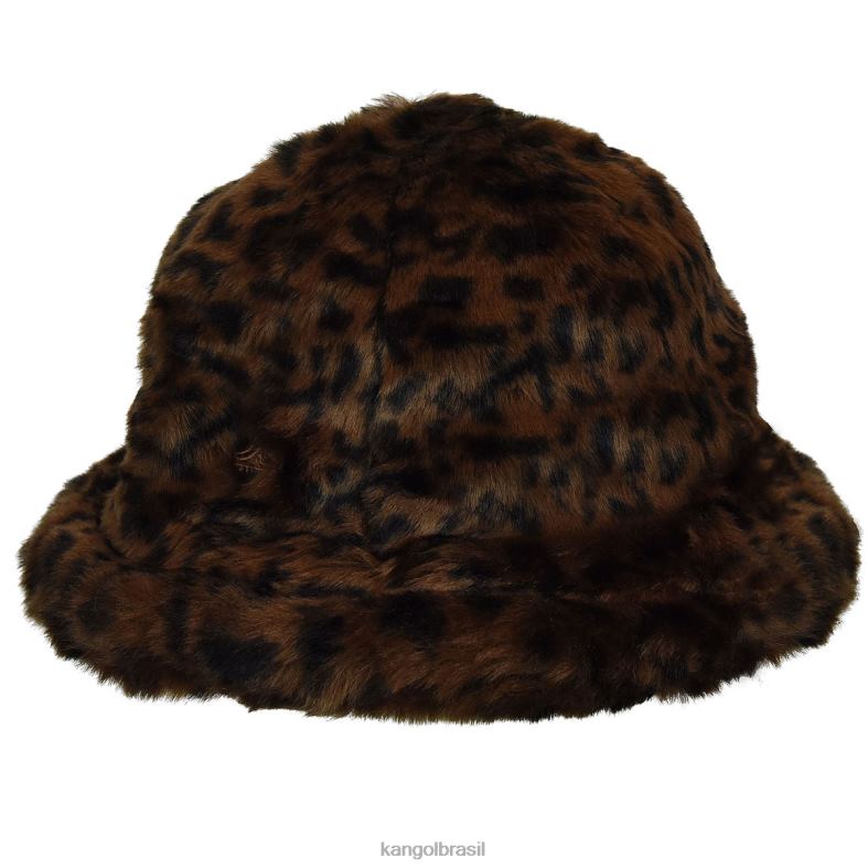chapelaria | Kangol unissex leopardo pele falsa casual Z4880700