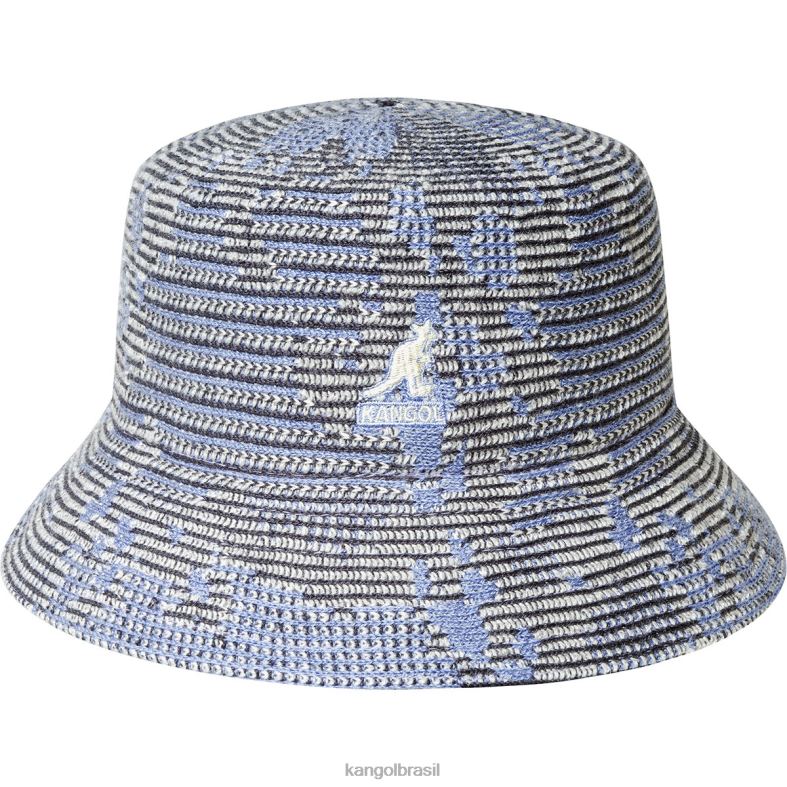 chapelaria | Kangol unissex lilás gelado balde de costela camuflado Z4880566