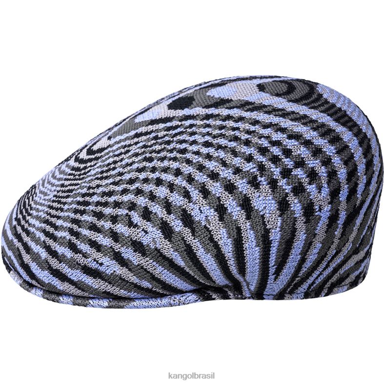 chapelaria | Kangol unissex lilás gelado/preto/cinza viagem selvagem 504 Z488097