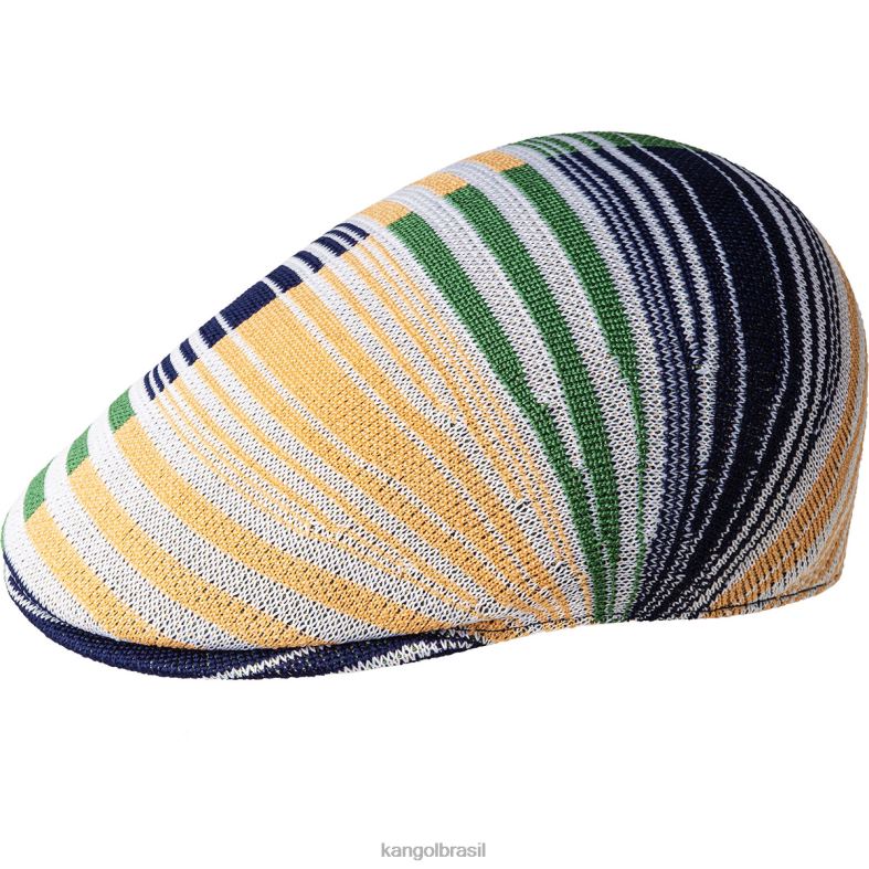 chapelaria | Kangol unissex listra branca listras digitais 507 Z4880167
