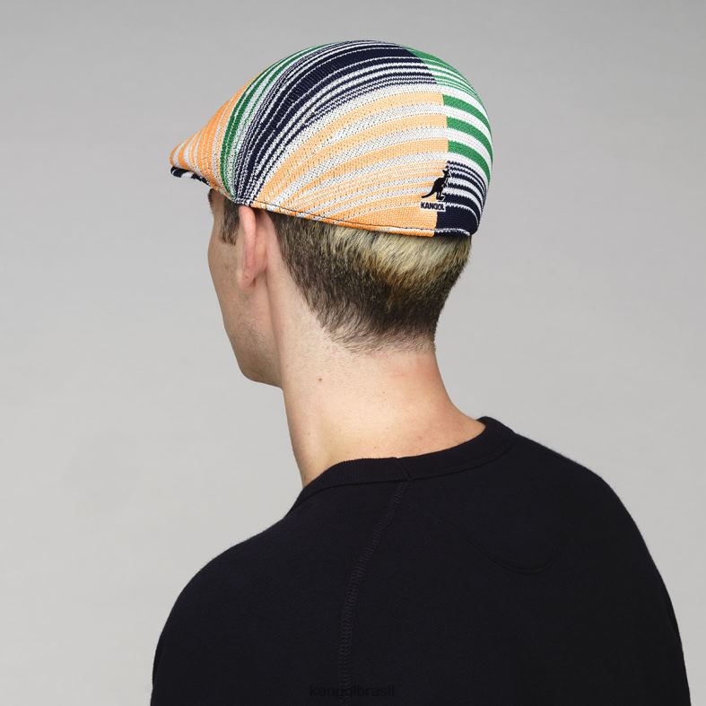 chapelaria | Kangol unissex listra branca listras digitais 507 Z4880167