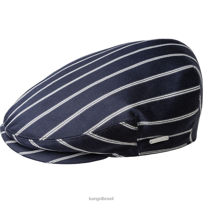 chapelaria | Kangol unissex listra dupla preta seixos britânicos Z4880771