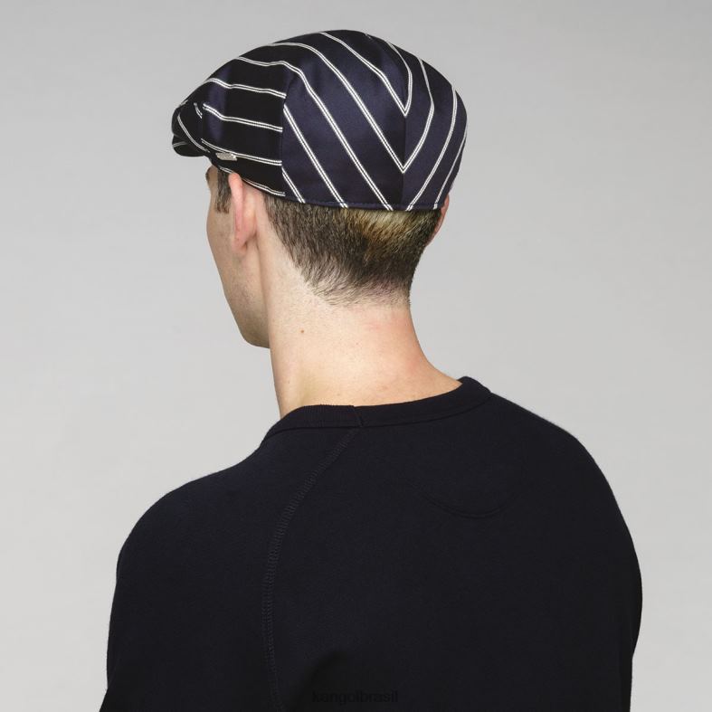 chapelaria | Kangol unissex listra dupla preta seixos britânicos Z4880771