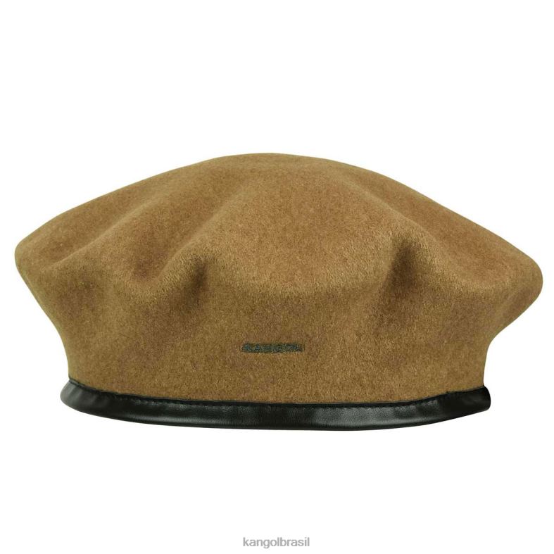 chapelaria | Kangol unissex madeira boina de lã monty Z4880433