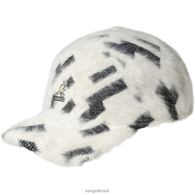 chapelaria | Kangol unissex marfim/preto cápsula espacial furgora matrix Z4880362