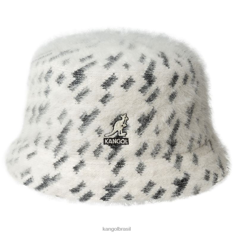 chapelaria | Kangol unissex marfim/preto caixa de matriz furgora Z4880559
