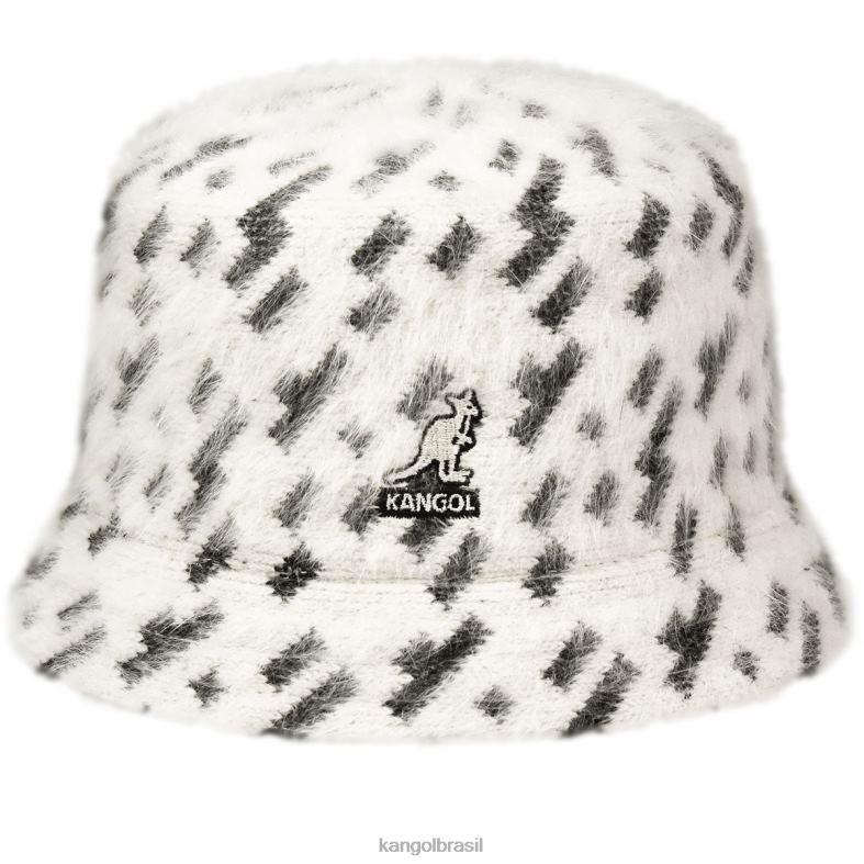 chapelaria | Kangol unissex marfim/preto caixa de matriz furgora Z4880559