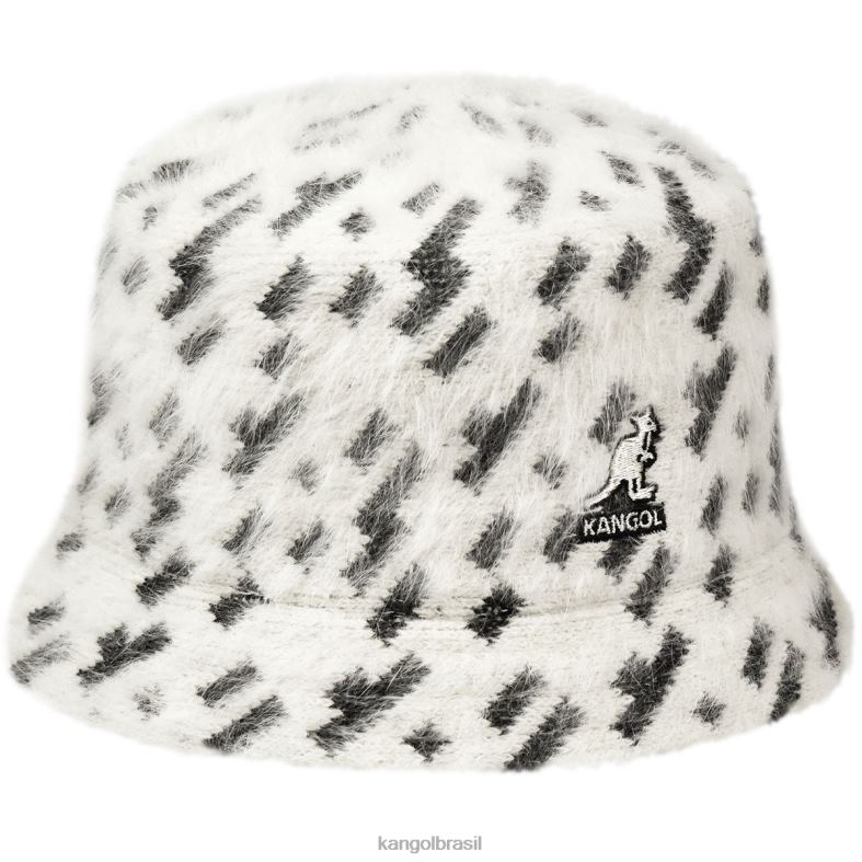 chapelaria | Kangol unissex marfim/preto caixa de matriz furgora Z4880559