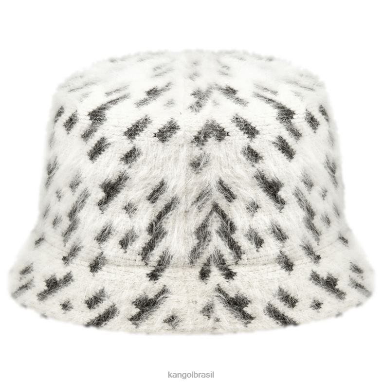 chapelaria | Kangol unissex marfim/preto caixa de matriz furgora Z4880559