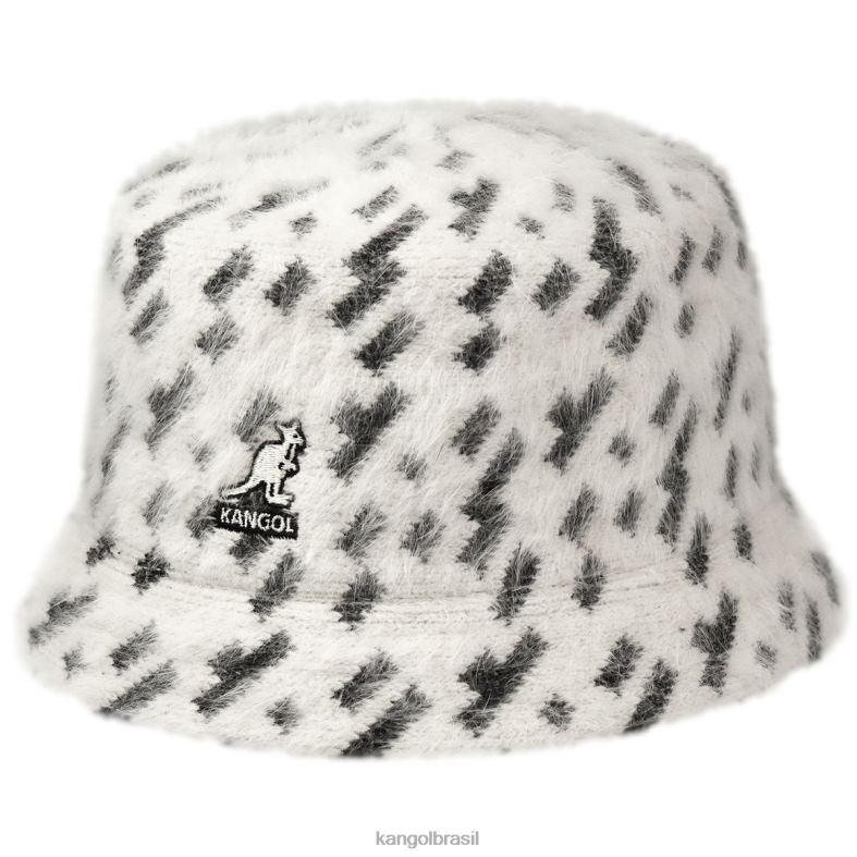 chapelaria | Kangol unissex marfim/preto caixa de matriz furgora Z4880559