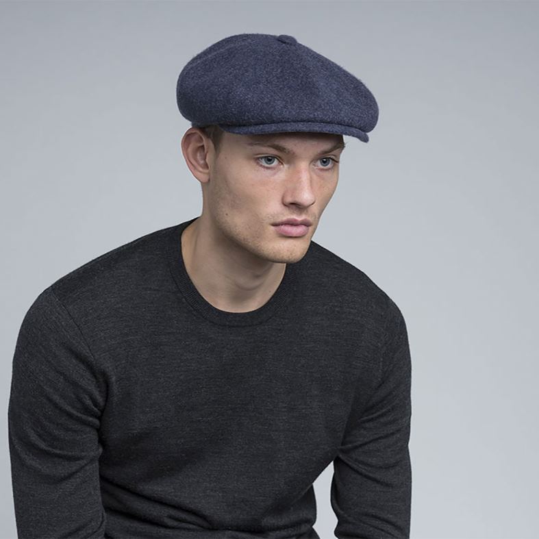 chapelaria | Kangol unissex marga marinha vendedor ambulante de lã Z4880793