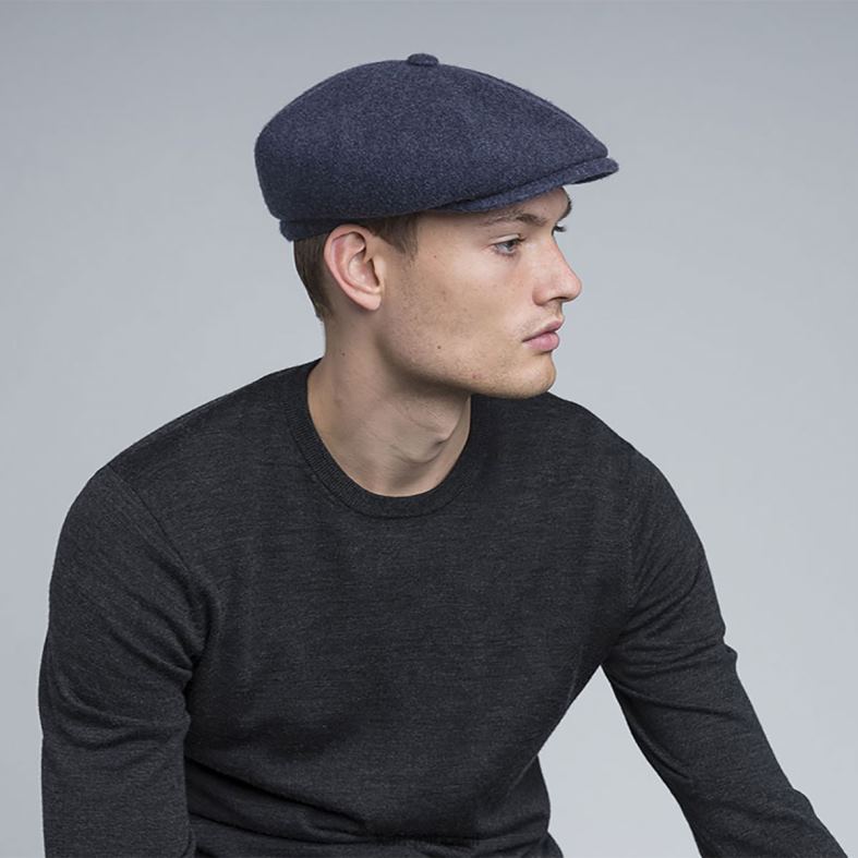 chapelaria | Kangol unissex marga marinha vendedor ambulante de lã Z4880793