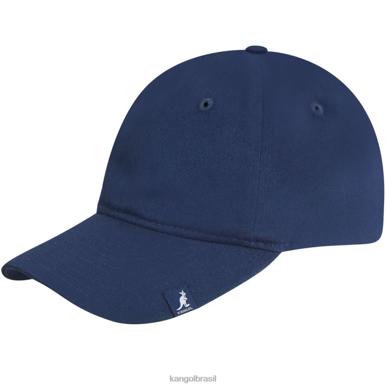 chapelaria | Kangol unissex marinha beisebol ajustável de algodão Z4880334