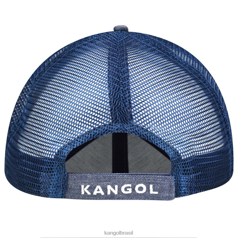 chapelaria | Kangol unissex marinha beisebol de malha de algodão angustiado Z4880292