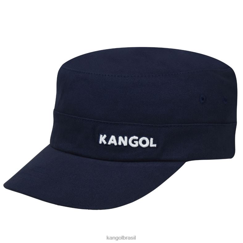 chapelaria | Kangol unissex marinha boné do exército de sarja de algodão Z4880263