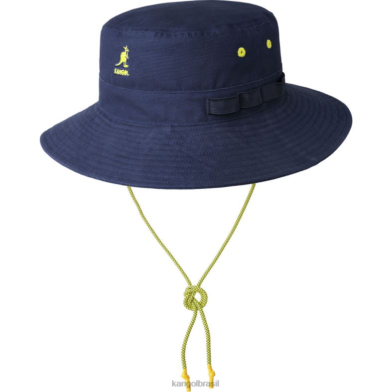 chapelaria | Kangol unissex marinha chapéu de selva de cabos utilitários Z4880500