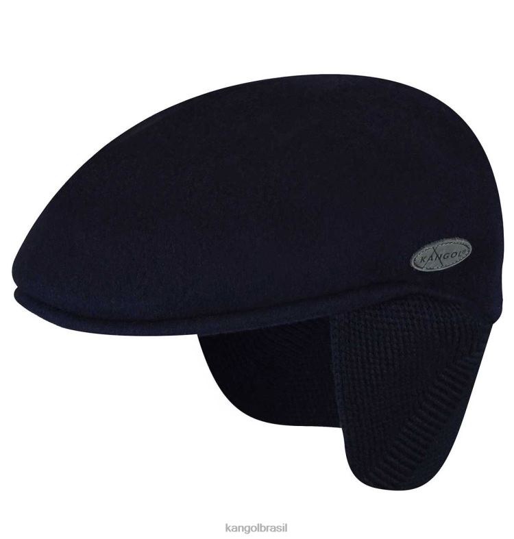 chapelaria | Kangol unissex marinha protetor de orelha de lã 504 Z4880151