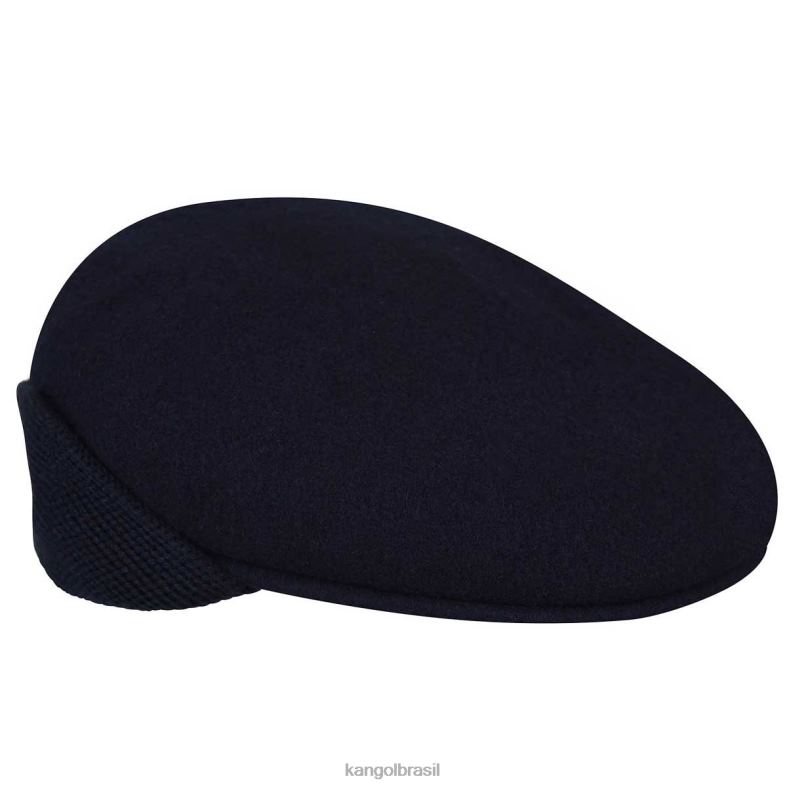 chapelaria | Kangol unissex marinha protetor de orelha de lã 504 Z4880151