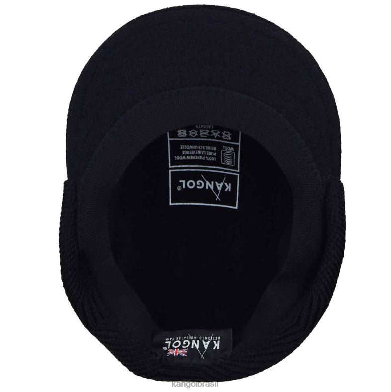 chapelaria | Kangol unissex marinha protetor de orelha de lã 504 Z4880151