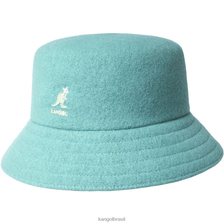 chapelaria | Kangol unissex matiz azul lahinch de lã Z4880694