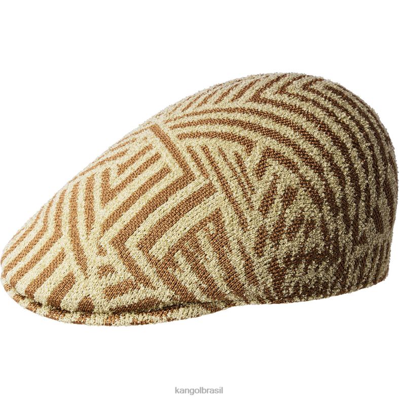 chapelaria | Kangol unissex mogno/aveia grade virtual 507 Z4880174