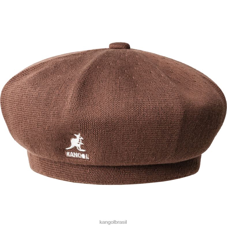chapelaria | Kangol unissex mogno boina jax de bambu Z4880414