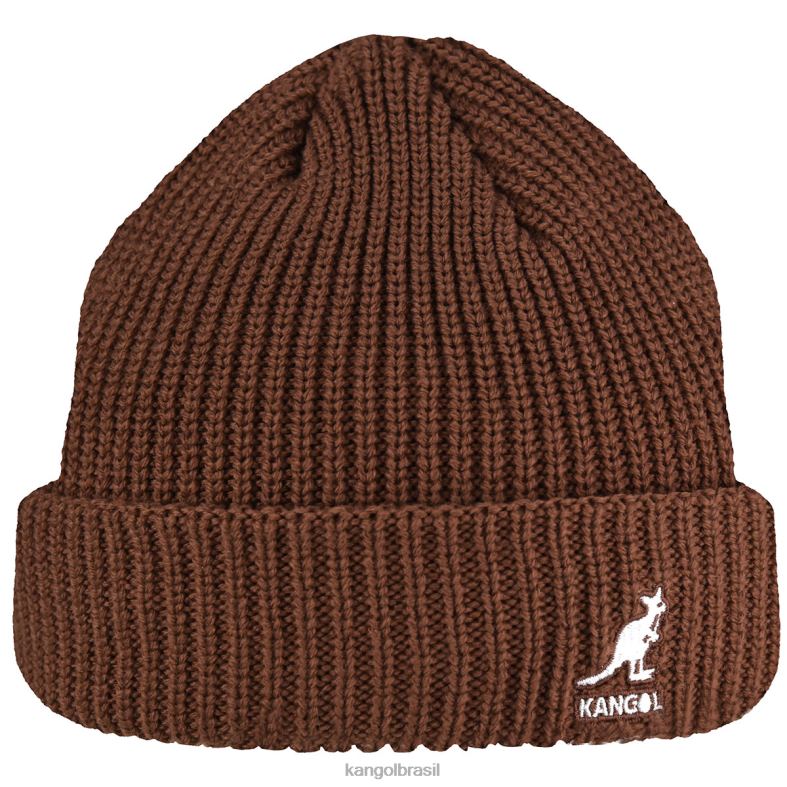 chapelaria | Kangol unissex mogno cardeal gorro de 2 vias Z4880864