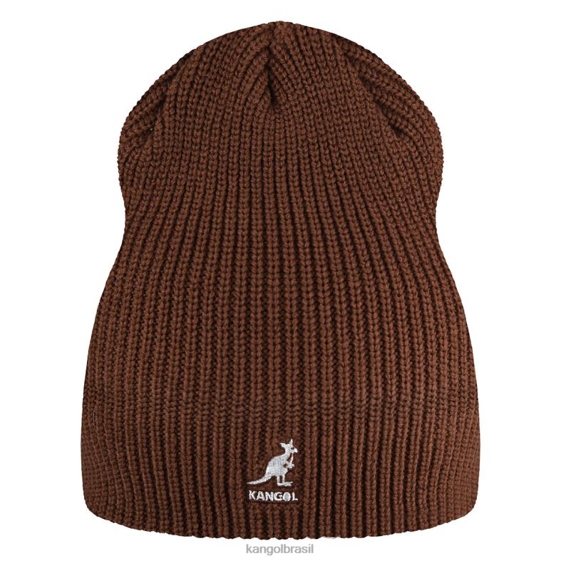 chapelaria | Kangol unissex mogno cardeal gorro de 2 vias Z4880864