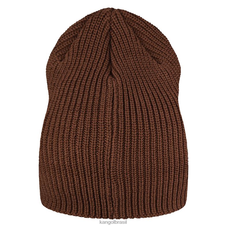 chapelaria | Kangol unissex mogno cardeal gorro de 2 vias Z4880864