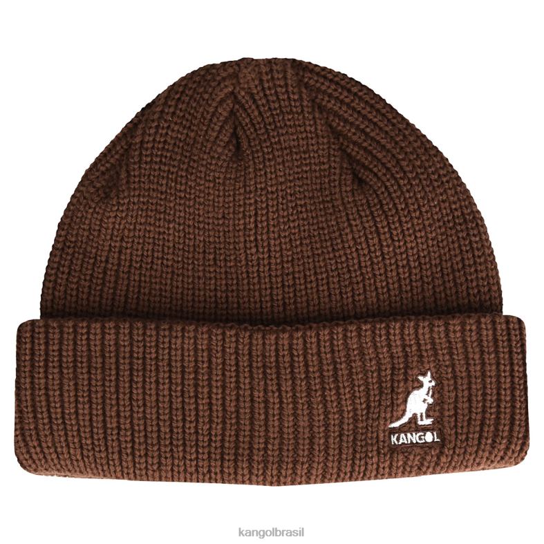chapelaria | Kangol unissex mogno cardeal gorro de 2 vias Z4880864