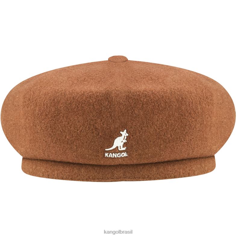 chapelaria | Kangol unissex mogno vendedor ambulante de lã Z4880792