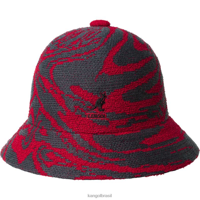 chapelaria | Kangol unissex molas vermelhas/profundas liquefazer casual Z4880564