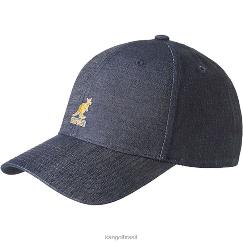 chapelaria | Kangol unissex índigo boné de beisebol jeans Z4880335