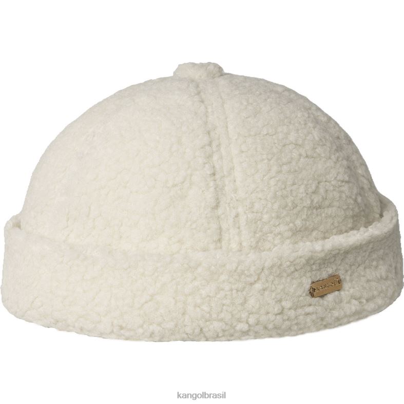 chapelaria | Kangol unissex off white boné de relógio de pelúcia Z4880813