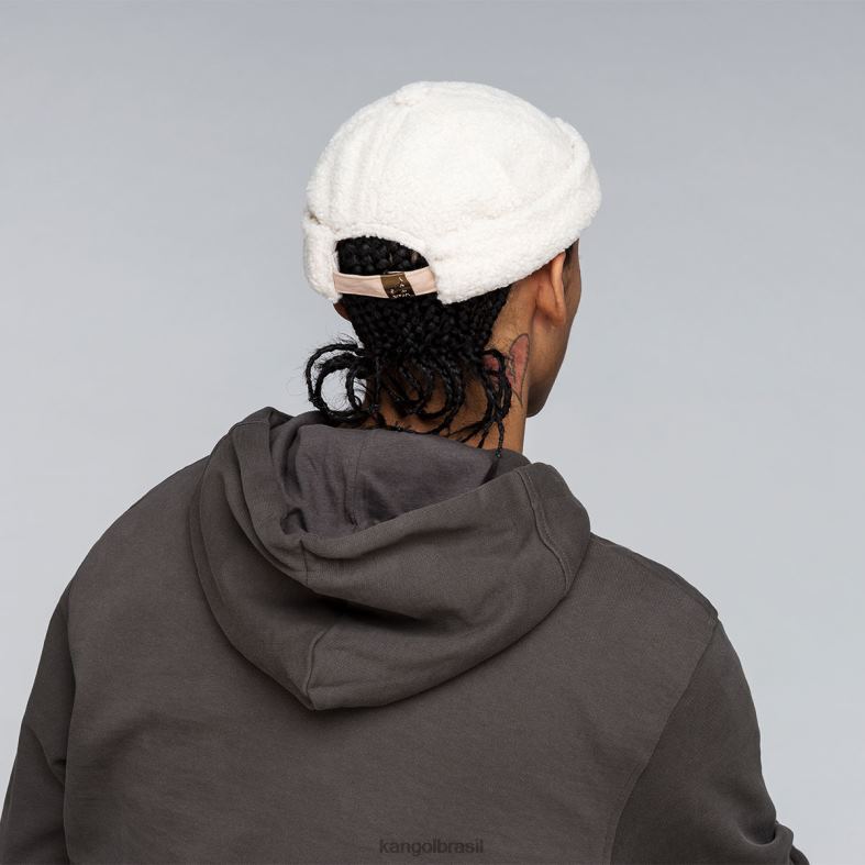chapelaria | Kangol unissex off white boné de relógio de pelúcia Z4880813