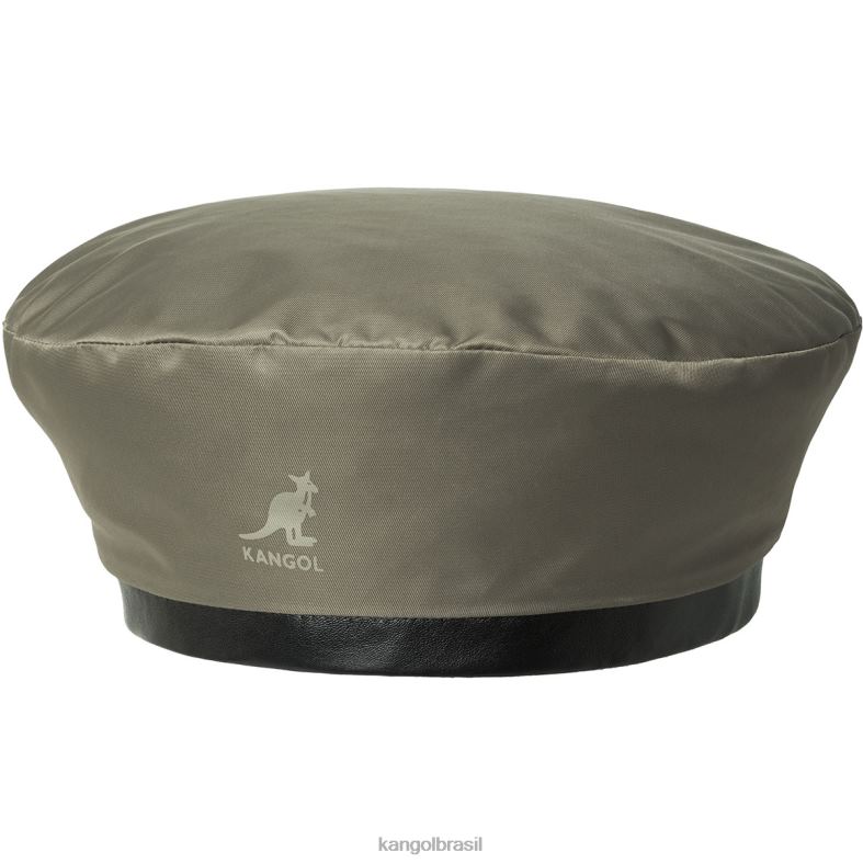 chapelaria | Kangol unissex off white/verde óleo boina reversível de pelúcia de náilon Z4880422
