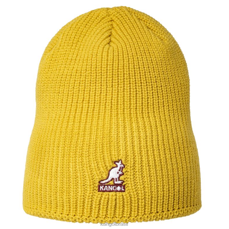 chapelaria | Kangol unissex ouro Velho cardeal gorro de 2 vias Z4880865