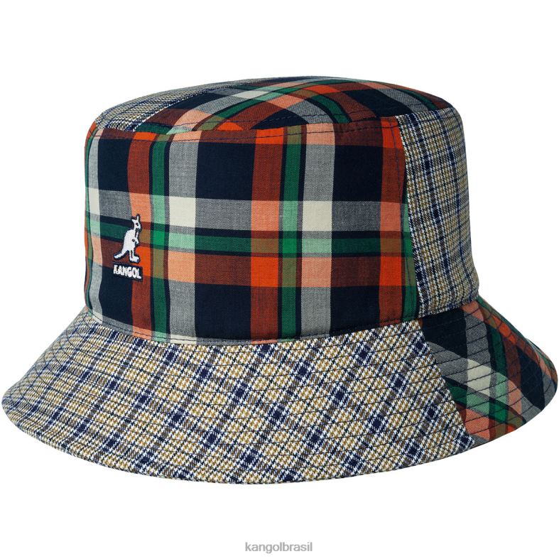 chapelaria | Kangol unissex palma de ouro balde de mashup xadrez Z4880683
