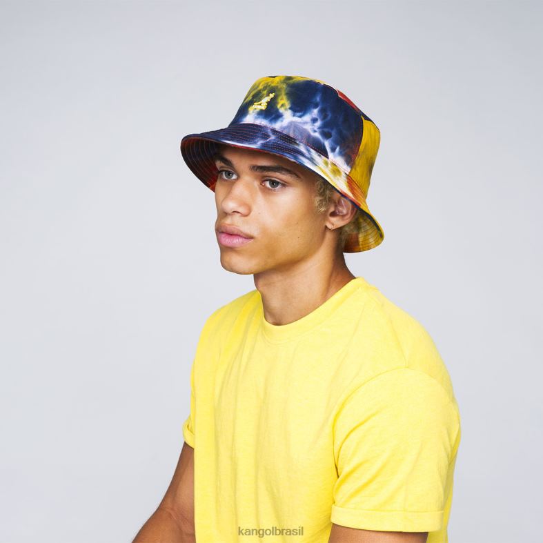 chapelaria | Kangol unissex palma de ouro balde de tie dye Z4880524