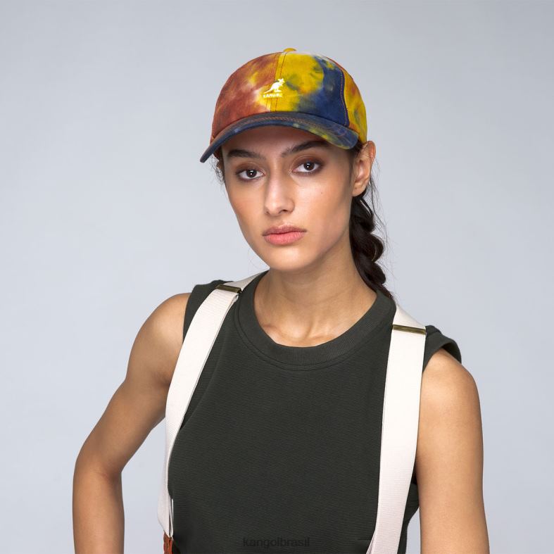chapelaria | Kangol unissex palma de ouro beisebol tie dye Z4880352