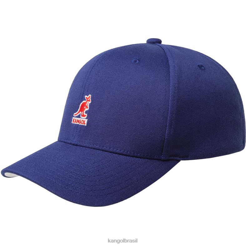 chapelaria | Kangol unissex paris azul beisebol flexfit de lã Z4880331